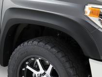 Black Extendafender Style Smooth Finish 4-Piece Fender Flare Set For 1993-1998 Toyota T100 Bushwacker