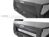 Element Front Bumper with Power Actuated Hide Away Light Bar Mount Textured Black 2016-2023 Toyota Tacoma Go Rhino