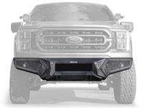 Element Front Bumper with Fixed Light Bar Mount Textured Black 2021-2023 Ford F-150 Go Rhino