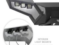 Element Front Bumper with Fixed Light Bar Mount Textured Black 2021-2023 Ford F-150 Go Rhino