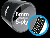 5.5 Inch To 4.0 Inch X 5.0 Inch L 6MM 5-Ply Reducer PPE Diesel