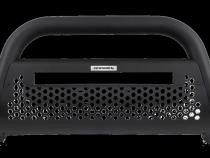 RC2 LR Bull Bar with Mounting Brackets &amp;amp; 20 Inch Light Bar Opening Textured Black 2016-2019 Silverado/Sierra 1500 LD Go Rhino