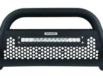 RC2 LR Bull Bar with Mounting Brackets &amp;amp; 20 Inch Light Bar Textured Black 2011-2018 Ram 1500 Go Rhino