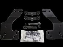 RC4LR &amp;amp; RC3 LR Mounting Brackets Only Textured Black 2014-2015 Silverado 1500 Go Rhino