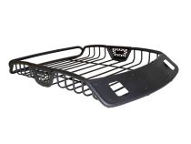 SR20 Tubular Steel Roof Rack With 2x Light Mount Openings 48 Inch Long Textured Black Go Rhino