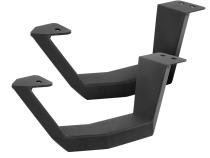 RB10 Running Boards With Mounting Brackets &amp;amp; 2 Pairs of Drop Steps Kit Textured Black 2014-2018 Silverado/Sierra 1500/2500 HD Go Rhino