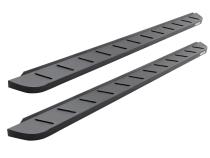RB10 Running Boards With Mounting Brackets &amp;amp; 2 Pairs of Drop Steps Kit Textured Black 2019-2026 Ram 1500 Extended Cab Go Rhino