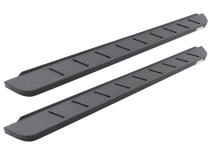RB10 Running Boards 87 Inch With Mounting Brackets &amp;amp; 2 Pairs of Drop Steps Kit Protective Bedliner Coating 2019-2026 Ram 1500 Go Rhino