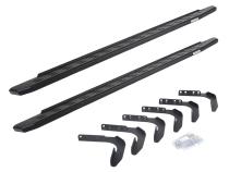 RB10 Running Boards With Mounting Brackets Textured Black 2007-2021 Toyota Tundra Go Rhino
