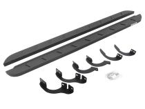 RB10 Slim Line Running Boards With Mounting Brackets Protective Bedliner Coating 2014-2024 Toyota 4Runner Go Rhino