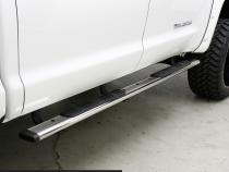 5 Inch OE Xtreme Low Profile SideSteps Boards Only Polished Stainless Steel 1999-2026 Ford F-250/F-350 2003-2010 Dodge Ram 2500/3500 2004-2015 Nissan TITAN 2020-2025 Jeep Gladiator Go Rhino