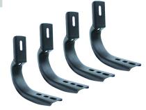 OE Xtreme Side Steps Mounting Brackets Only Textured Black 2007-2018 Silverado/Sierra 1500/2500 HD Go Rhino