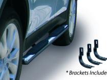 4 Inch OE Xtreme SideSteps With Mounting Bracket Kit Polished Stainless Steel 2011-2019 Ford Explorer Go Rhino