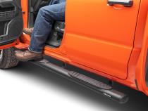 4 Inch OE Xtreme Side Steps with Mounting Brackets Kit Textured Black 2024-2026 Toyota Tacoma Go Rhino