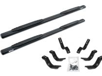4 Inch OE Xtreme Side Steps with Mounting Brackets Kit Textured Black 2024-2026 Toyota Tacoma Go Rhino