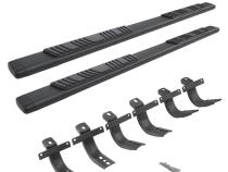 5 Inch OE Xtreme Low Profile SideSteps With Mounting Bracket Kit Textured Black 2021-2025 Ford Bronco 4 Door Go Rhino