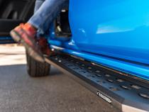 RB20 Running Boards With Mounting Brackets Textured Black 2019-2026 Ford Ranger Go Rhino