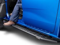 RB20 Running Boards With Mounting Brackets Textured Black 2019-2026 Ford Ranger Go Rhino