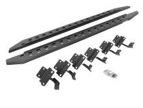 RB20 Slim Line Running Boards With Mounting Brackets Protective Bedliner Coating 2015-2026 Ford F-150/ F-250/F-350 Go Rhino