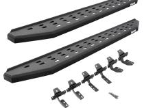 RB20 Running Boards With Mounting Brackets Protective Bedliner Coating 2015-2026 Ford F-150/ F-250/F-350 Go Rhino