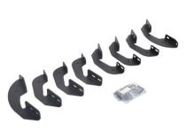 V Series V3, RB30 and RB Slim Side Steps Mounting Brackets Only Textured Black 2007-2021 Toyota Tundra Go Rhino