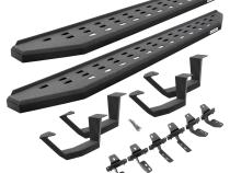 RB20 Running Boards W/Brackets, 2 Pairs Drop Steps Text Blk 2025-2026 Toyota 4Runner Go Rhino