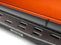 RB30 Slim Line Running Boards with Mounting Bracket Kit Protective Bedliner Coating 2009-2014 Dodge Ram 1500 Go Rhino