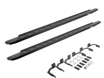 RB30 Running Boards with Mounting Bracket Kit Textured Black 2009-2024 Dodge Ram 1500/2500/3500 Go Rhino