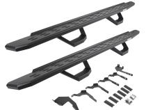 RB30 Running Boards with Mounting Brackets &amp;amp; 2 Pairs of Drops Steps Kit Textured Black 2019-2026 Ford Ranger Go Rhino