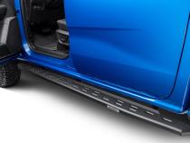 RB30 Slim Line Running Boards with Mounting Bracket Kit Textured Black 2019-2026 Ford Ranger Go Rhino