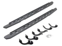RB30 Slim Line Running Boards with Mounting Bracket Kit Textured Black 2014-2024 Toyota 4Runner Go Rhino