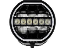Go Rhino Blackout Series Lights 9 Inch Maxline LED Hi/Low Beam W/Multi Daytime Running Light Black Go Rhino