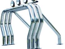 Triple Bar/Single Kicker (Between Wheel Wells) Chrome 1975-1983 Ford F-100 1975-1986 Chevrolet C10/C20/C30 Go Rhino