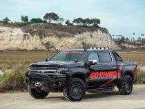 Sport Bar 2.0 with Power Actuated Retractable Light Mount Textured Black 2019-2025 Silverado 1500 Go Rhino