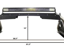 Sport Bar 2.0 for Mid Sized Trucks Textured Black 2015-2026 Colorado/Canyon 2016-2026 Toyota Tacoma Go Rhino