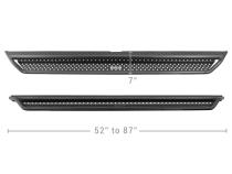 Dominator Xtreme D1 SideSteps W/ Bracket Kit Textured Black 2005-2026 Nissan Frontier Extended Cab Go Rhino