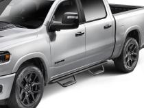 Domintator Extreme D2 Side Steps With Mounting Brackets Textured Black 2019-2026 Ram 1500 Go Rhino
