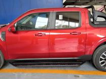 Dominator Xtreme D6 SideSteps With Mounting Bracket Kit Textured Black 2022-2026 Ford Maverick Go Rhino