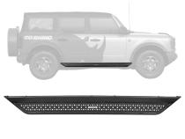 Dominator Xtreme D6 SideSteps With Mounting Bracket Kit Textured Black 2022-2026 Ford Maverick Go Rhino