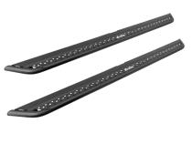 Dominator Xtreme DSS SideSteps With Mounting Bracket Kit Textured Black 2019-2026 Silverado/Sierra 1500/2500 HD Go Rhino