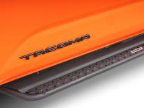 Dominator Xtreme DSS Side Steps with Rocker Panel Mounting Kit Double Cab Textured Black 2024-2026 Toyota Tacoma Go Rhino