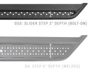 Dominator Xtreme DSS Side Steps W/Mounting Kit Textured Black For 2024-2026 Lexus GX550 2024-2026 Toyota Land Cruiser Go Rhino