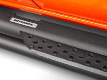 Dominator Xtreme DT Side Steps with Mounting Bracket Kit Textured Black 2021-2025 Ford Bronco 2 Door Go Rhino