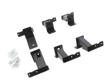 Dominator Xtreme DT SideSteps With Frame Mounted Bracket Kit Textured Black 2005-2023 Toyota Tacoma Go Rhino