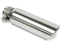 Stainless Steel Exhaust Tip 10 Inch Inlet Size: 2 3/4 Inch Outlet Size: 4.0 Inch Polished Stainless Steel Go Rhino