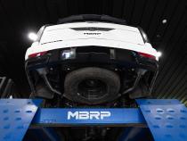 21-Present Cadillac Escalade EVS 6.2L Armor Pro 3-Inch Cat-Back, 2.5-Inch Dual Split Rear Exhaust MBRP