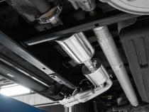 3 Inch Cat Back Exhaust System Pre-Axle Dual Outlet Black Coated Street Version For 15-20 Ford F-150 MBRP