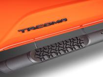 V Series V3 Aluminum Side Steps and Mounting Brackets Kit Textured Black Textured Black 2024-2026 Toyota Tacoma Go Rhino