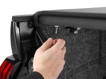 Pro X15 Tonneau Cover Black 2022-2026 Toyota Tundra 6 Foot 7 Inch Bed with Deck Rail System Truxedo