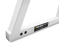 Open Rack White 17-26 F250/350/450 Super Duty Aluminum Body 99-16 F250/350/450 Super Duty Backrack